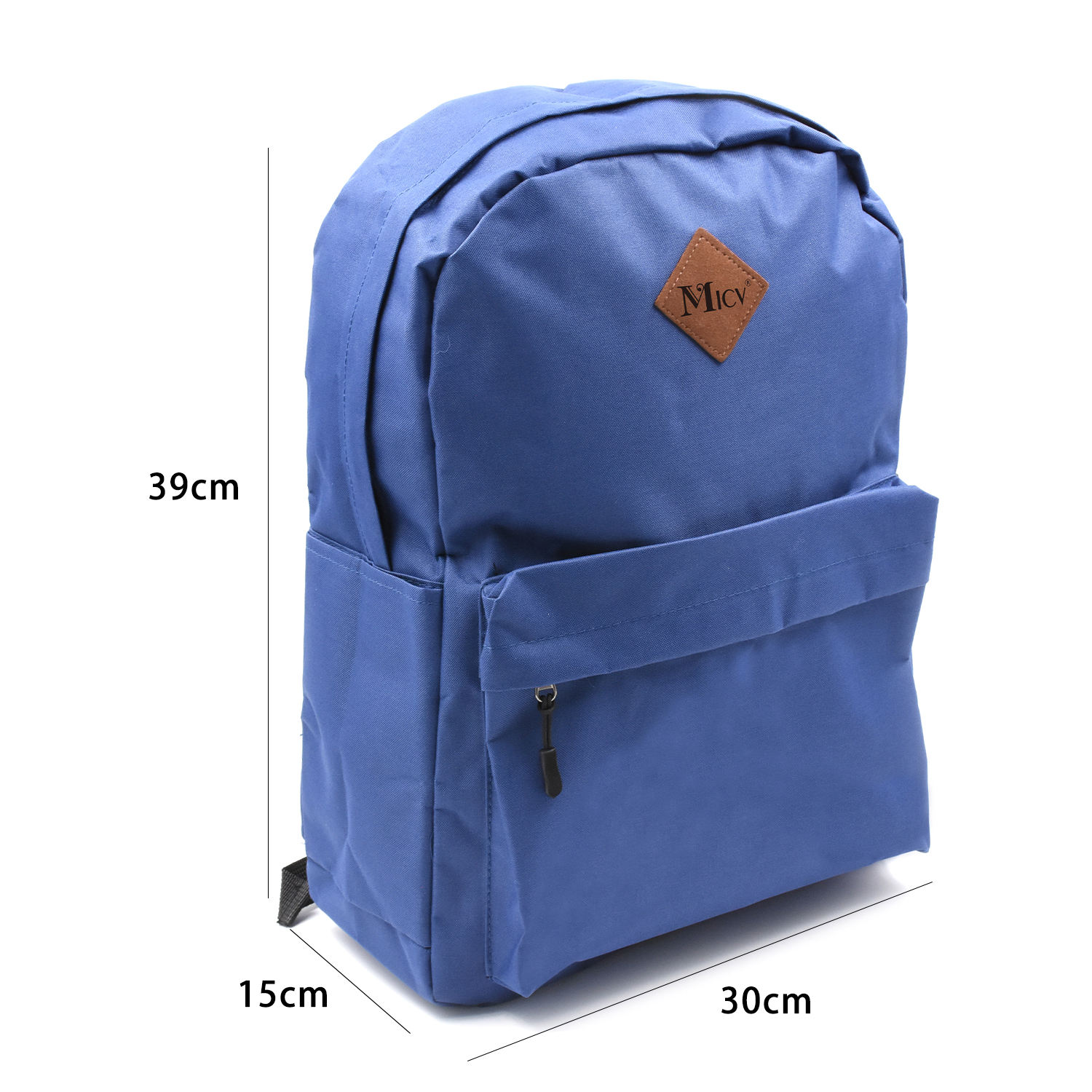 Bule Waterproof Casual School Backpack 3