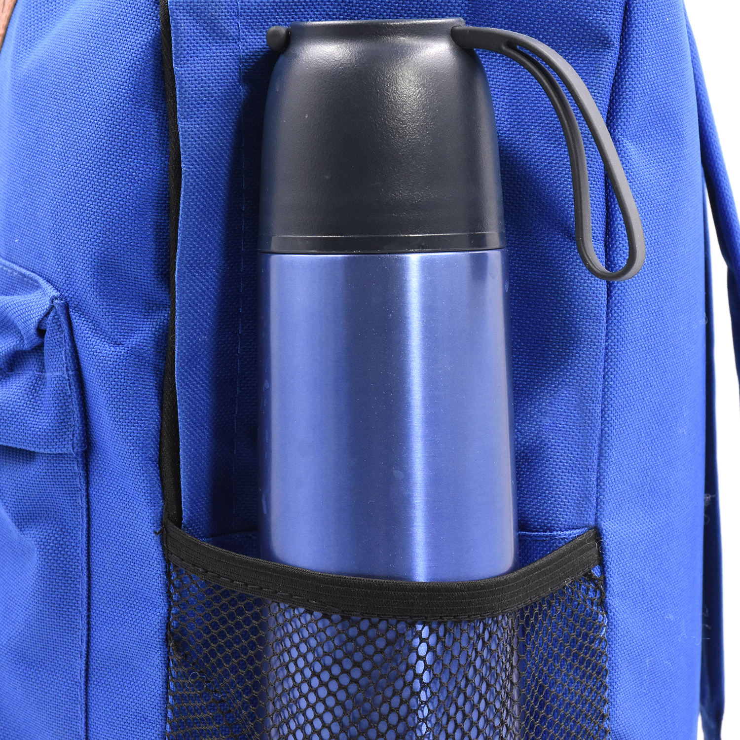 Bule Waterproof Casual School Backpack 4